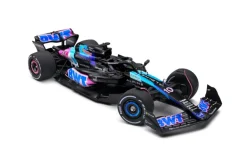 Solido Cars - Esteban Ocon's 2024 Alpine A524 Formula 1 Racing Car (Presentation Version) 1/18th Scale Die-Cast Vehicle Replica