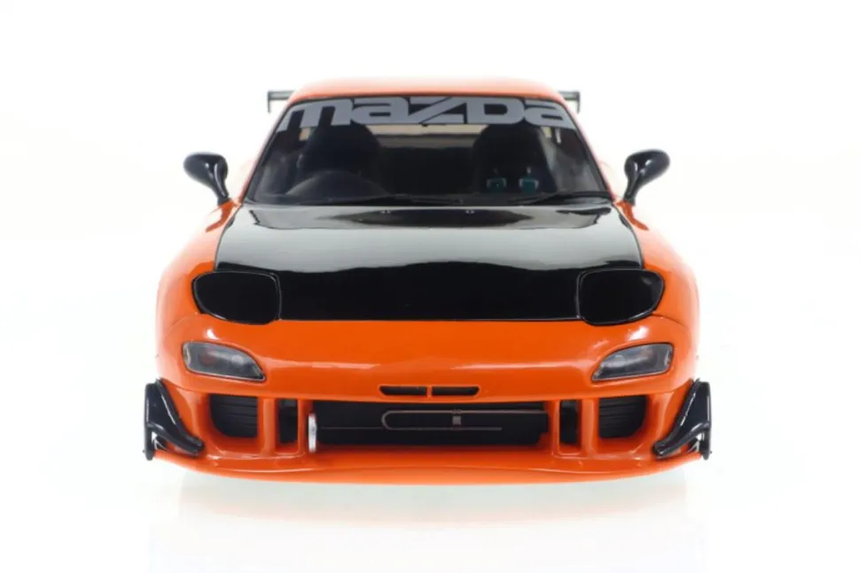 Solido Cars - Orange 1994 Mazda RX7 FD RS 1/18th Scale Die-Cast Vehicle Replica