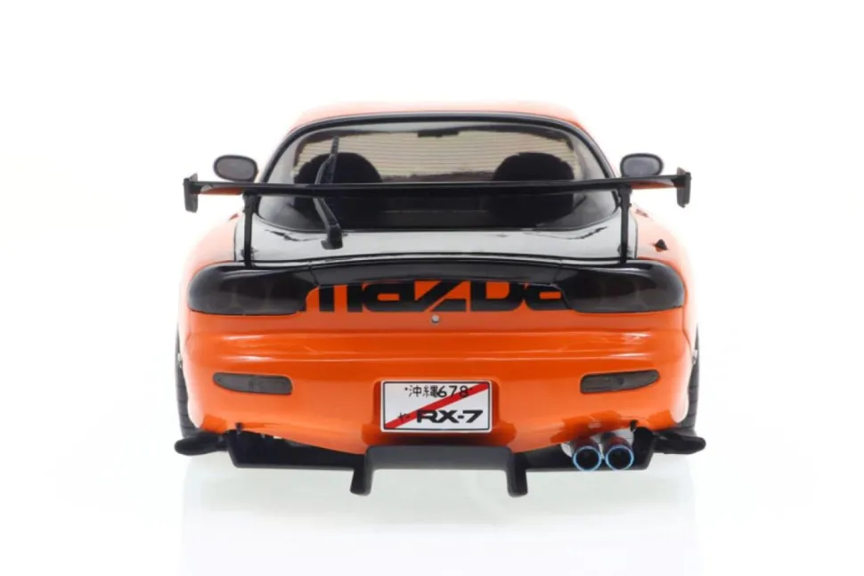 Solido Cars - Orange 1994 Mazda RX7 FD RS 1/18th Scale Die-Cast Vehicle Replica