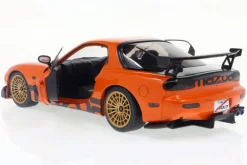Solido Cars - Orange 1994 Mazda RX7 FD RS 1/18th Scale Die-Cast Vehicle Replica
