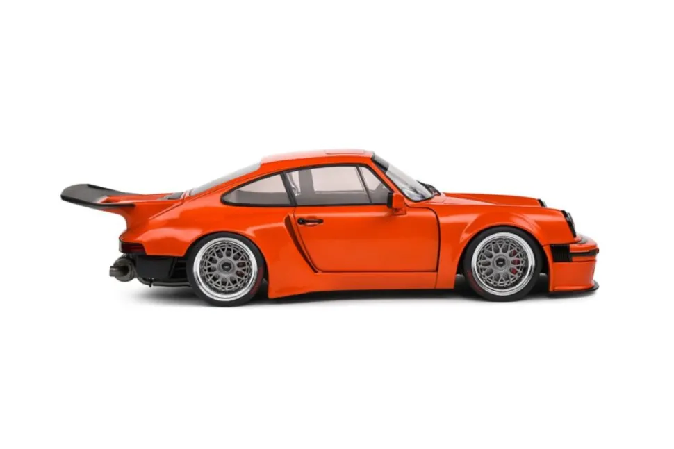 Solido Cars - Orange 2022 Porsche 911 KS-R 1/18th Scale Die-Cast Vehicle Replica