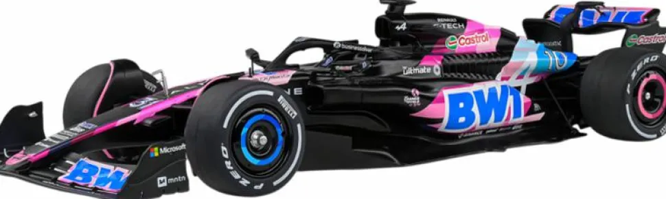 Solido Cars - Pierre Gasly's 2024 Alpine A524 Formula 1 Racing Car (Presentation Version) 1/18th Scale Die-Cast Vehicle Replica