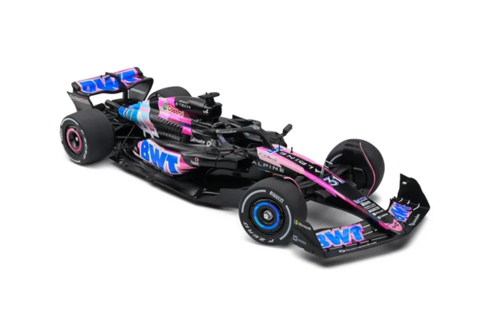 Solido Cars - Pierre Gasly's 2024 Alpine A524 Formula 1 Racing Car (Presentation Version) 1/18th Scale Die-Cast Vehicle Replica
