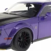 Solido Cars - Purple 2022 Dodge Challenger SRT Hellcat Redeye Widebody 1/18th Scale Die-Cast Vehicle Replica