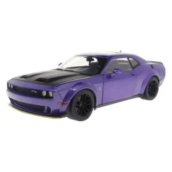 Solido Cars - Purple 2022 Dodge Challenger SRT Hellcat Redeye Widebody 1/18th Scale Die-Cast Vehicle Replica