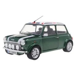 Solido Cars - Racing Green 1997 Mini Cooper Sport 1/18th Scale Die-Cast Vehicle Replica