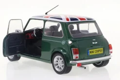 Solido Cars - Racing Green 1997 Mini Cooper Sport 1/18th Scale Die-Cast Vehicle Replica