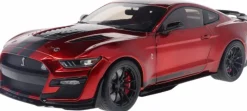 Solido Cars - Red 2023 Shelby GT500 KR 1/18th Scale Die-Cast Vehicle Replica