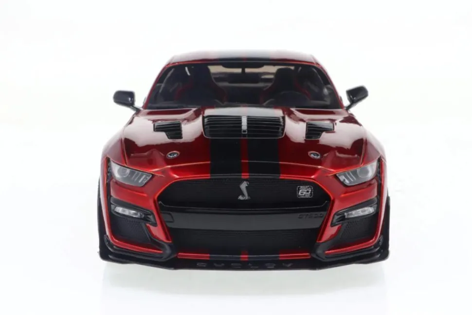 Solido Cars - Red 2023 Shelby GT500 KR 1/18th Scale Die-Cast Vehicle Replica