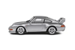 Solido Cars - Silver 1993 Porsche 911 (993) RS Clubsport Polar 1/43 Scale Die-Cast Vehicle Replica