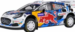 Solido Cars - White Ford Puma Rally1 Hybrid (#16 Fourmaux / Coria 2022 Sweden Rally) 1/18th Scale Die-Cast Vehicle Replica