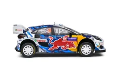 Solido Cars - White Ford Puma Rally1 Hybrid (#16 Fourmaux / Coria 2022 Sweden Rally) 1/18th Scale Die-Cast Vehicle Replica