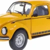 Solido Cars - Yellow 1974 Volkswagen Beetle Jeans 1/18th Scale Die-Cast Vehicle Replica