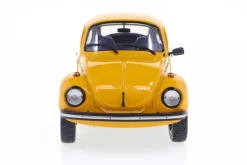 Solido Cars - Yellow 1974 Volkswagen Beetle Jeans 1/18th Scale Die-Cast Vehicle Replica