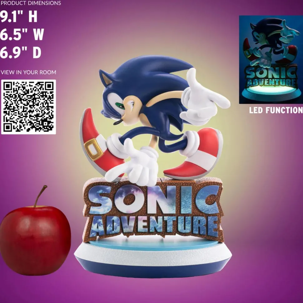 Sonic Adventure - Sonic the Hedgehog Deluxe 8” PVC Statue