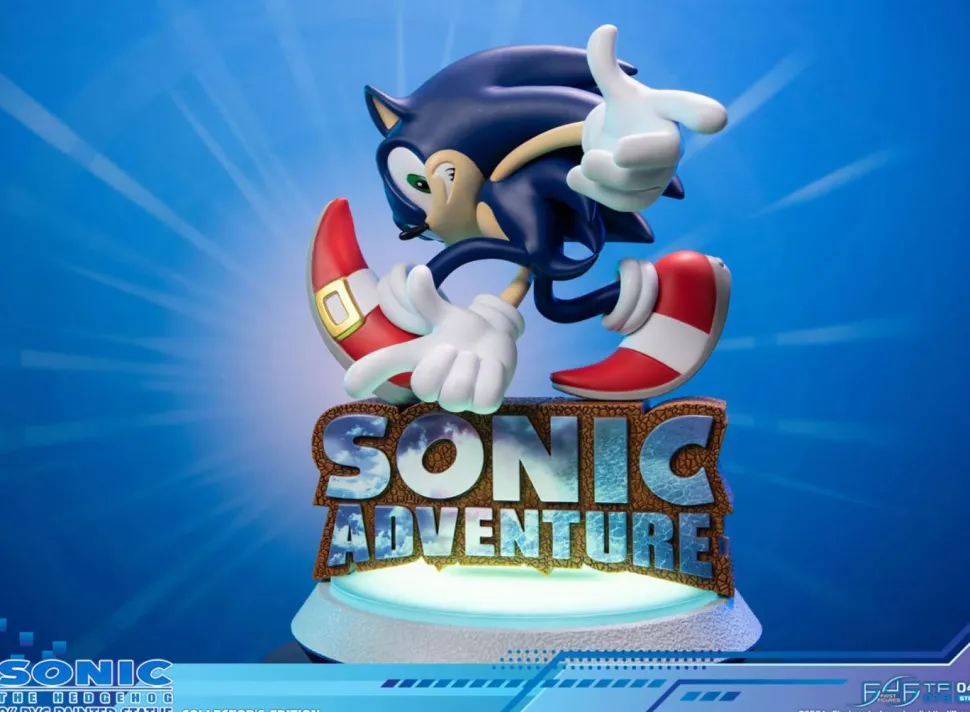 Sonic Adventure - Sonic the Hedgehog Deluxe 8” PVC Statue
