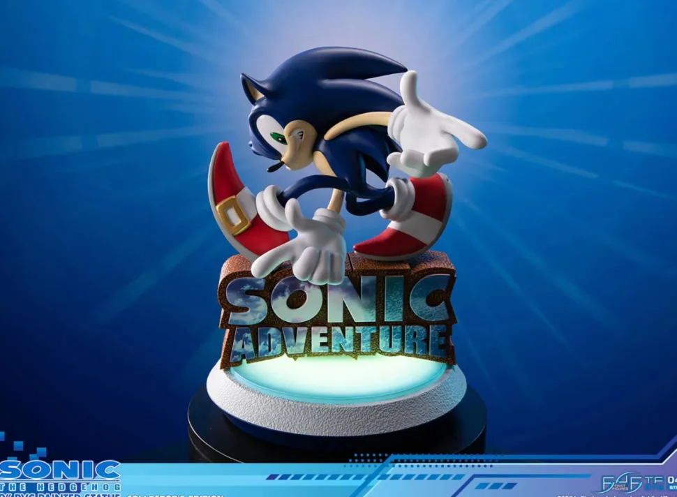Sonic Adventure - Sonic the Hedgehog Deluxe 8” PVC Statue