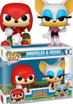 Sonic The Hedgehog - Knuckles & Rouge Pop! Vinyl 2-Pack