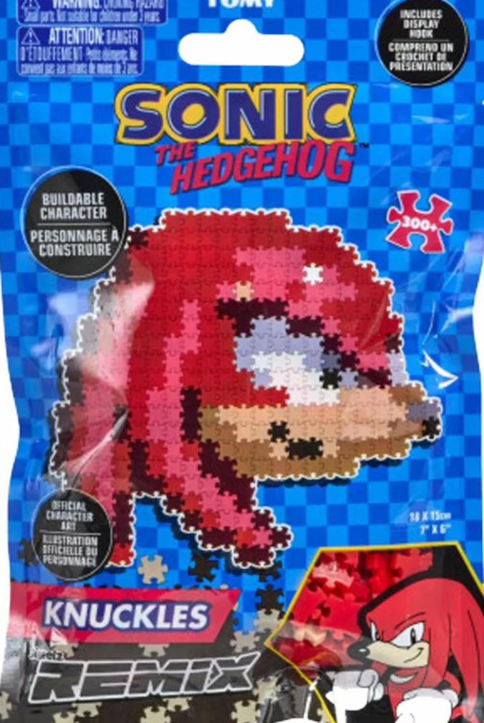 Sonic the Hedgehog - Knuckles Jixelz Remix Jigsaw Puzzle (300+ Pieces)