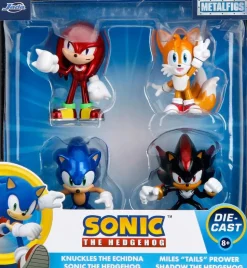 Sonic the Hedgehog - Knuckles, Tails, Sonic & Shadow Metalfigs 2.5" Die-Cast Figure 4-Pack