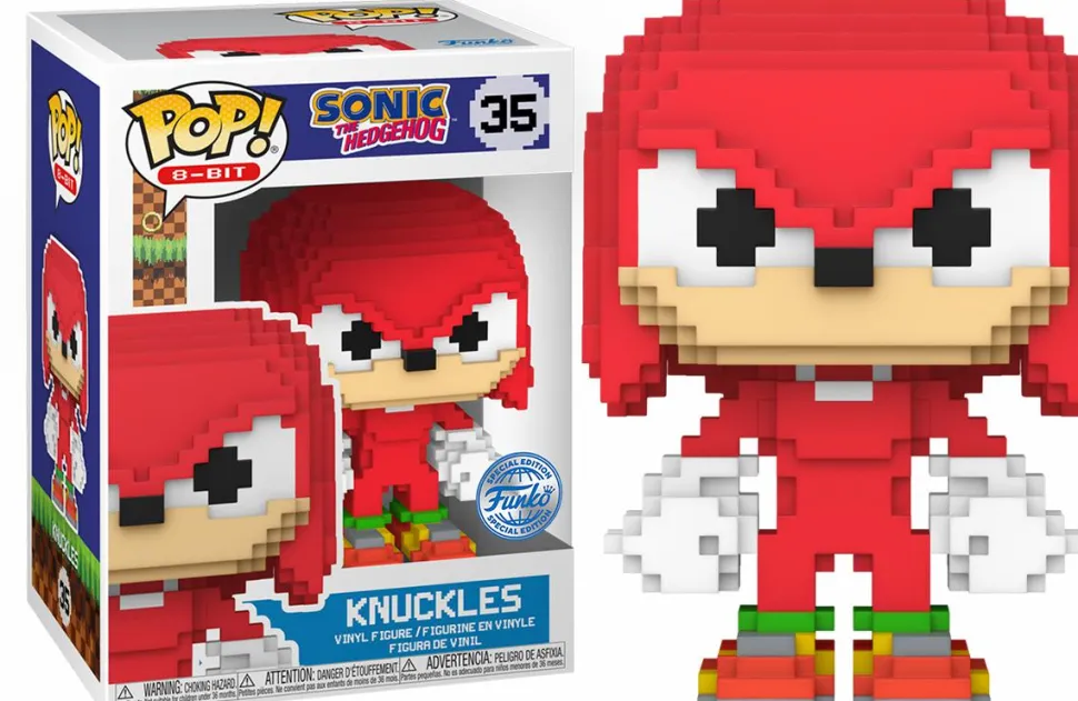 Sonic the Hedgehog - Knuckles 8-Bit Pop! Vinyl Figure