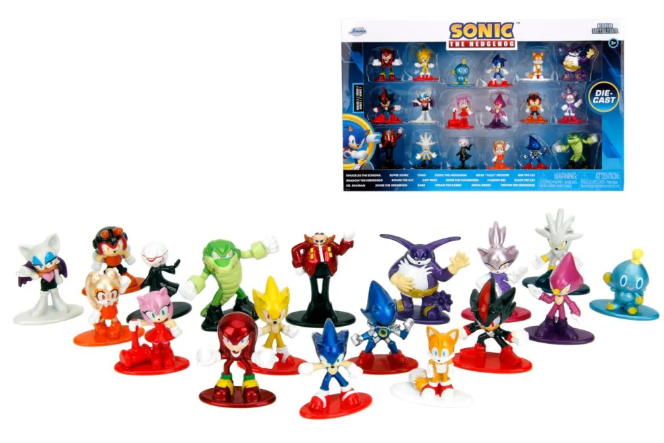 Sonic the Hedgehog - Nano Metalfigs 1.65" Die-Cast Figure 18-Pack (Series 1)