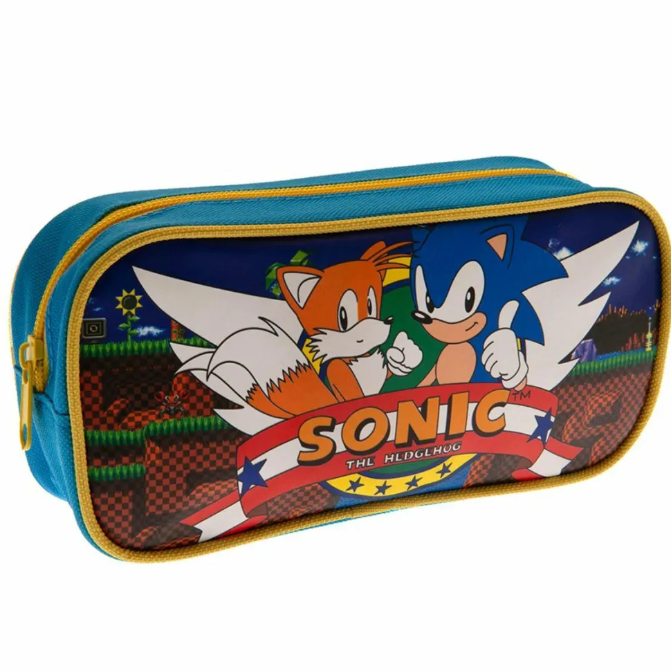 Sonic the Hedgehog - Retro Green Hill Zone Rectangle Pencil Case