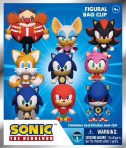 Sonic the Hedgehog - Series 1 3D Figural Foam Bag Clip Blind Bag (Single Unit)