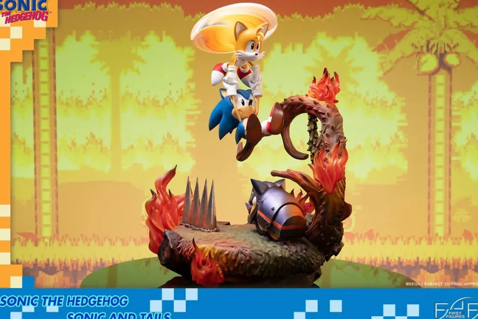 Sonic the Hedgehog - Sonic & Tails Diorama Statue