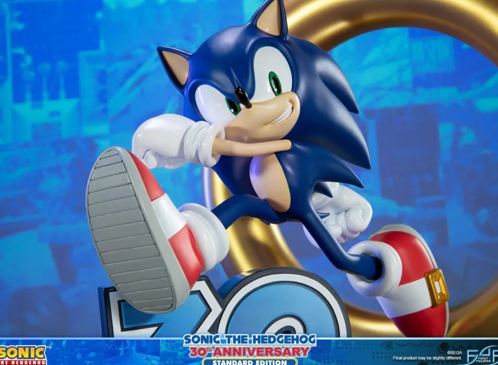 Sonic the Hedgehog - Sonic the Hedgehog 30th Anniversary 16” Statue