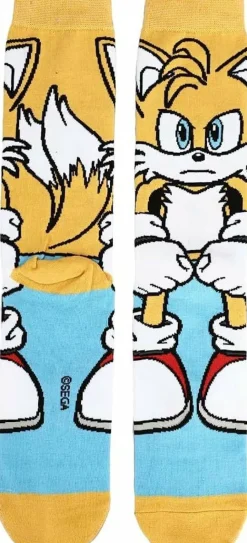 Sonic the Hedgehog - Tails Animigos 360 Character Crew Socks (One Size)