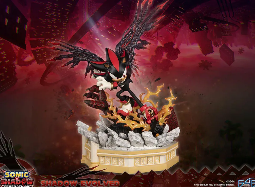 Sonic X Shadow Generations - Shadow Evolved 23" Statue