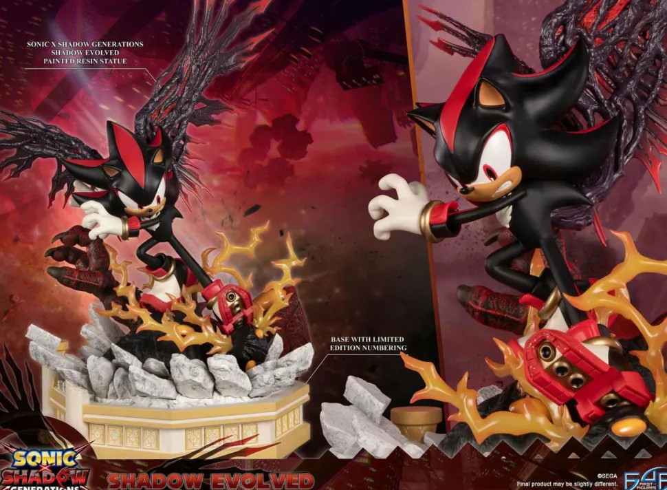 Sonic X Shadow Generations - Shadow Evolved 23" Statue