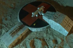 Space: 1999 - Electronic Moonbase Alpha Launch Pad with Eagle One Transporter 5” Vehicle Replica Playset