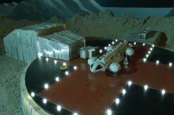 Space: 1999 - Electronic Moonbase Alpha Launch Pad with Eagle One Transporter 5” Vehicle Replica Playset