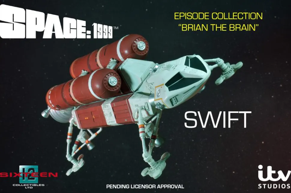 Space: 1999 - SWIFT Spaceship Deluxe Die-Cast 14” Replica