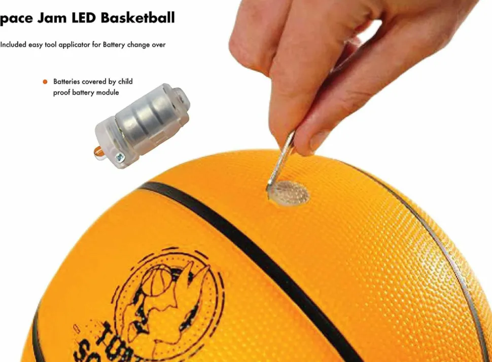 Space Jam 2: A New Legacy - LED Light Up Size 7 Basketball
