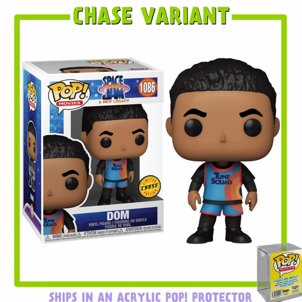 Space Jam 2: A New Legacy - Dom Pop! Vinyl Figure in Acrylic Pop! Protector (Chase Variant)
