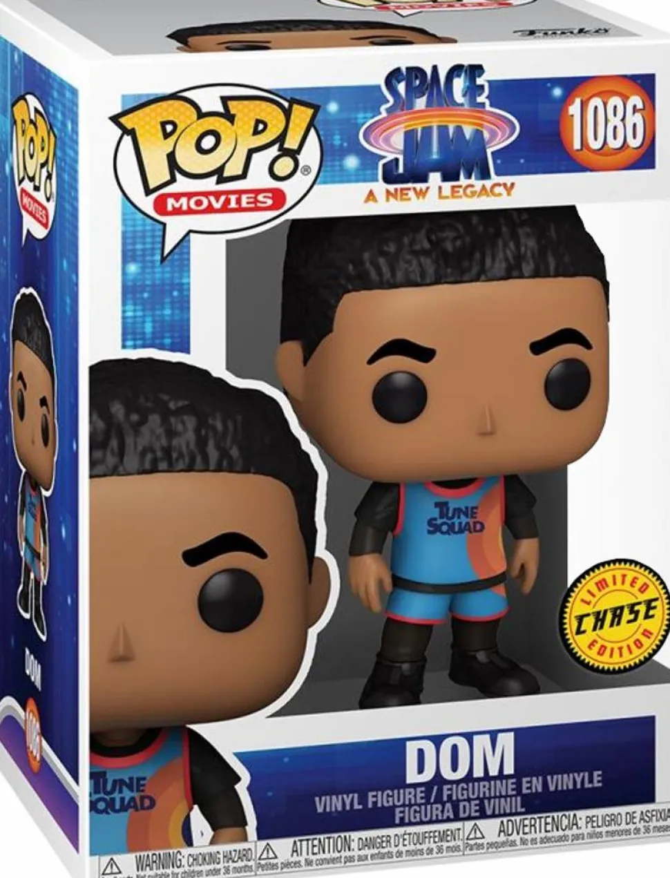 Space Jam 2: A New Legacy - Dom Pop! Vinyl Figure in Acrylic Pop! Protector (Chase Variant)