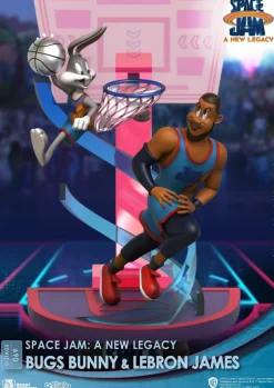Space Jam: A New Legacy - Bugs Bunny and Lebron James D-Stage 6” Statue
