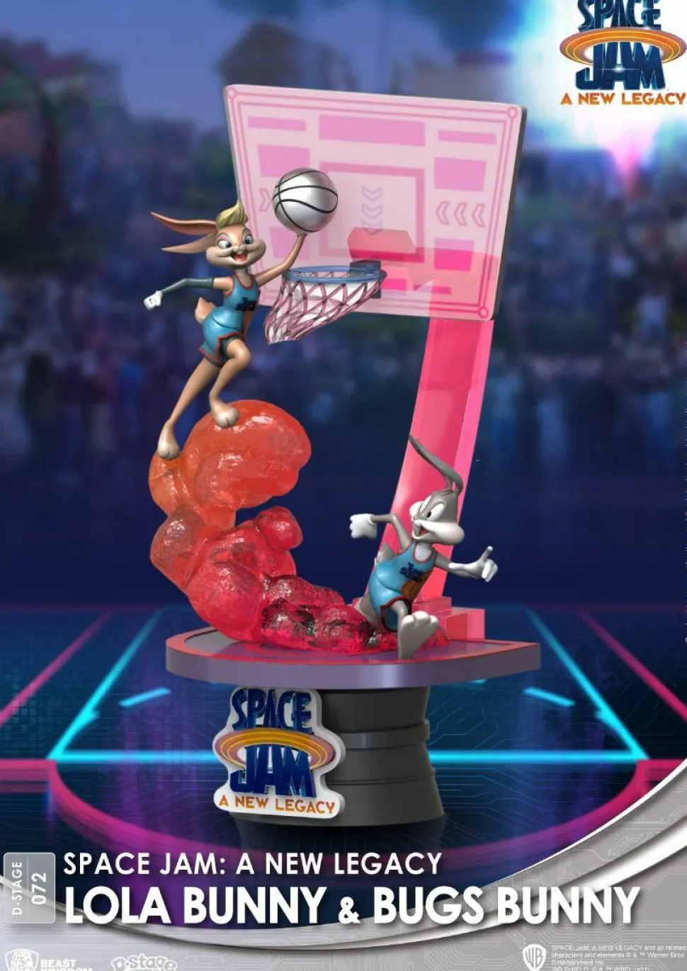 Space Jam: A New Legacy - Bugs Bunny and Lola Bunny D-Stage 6” Statue