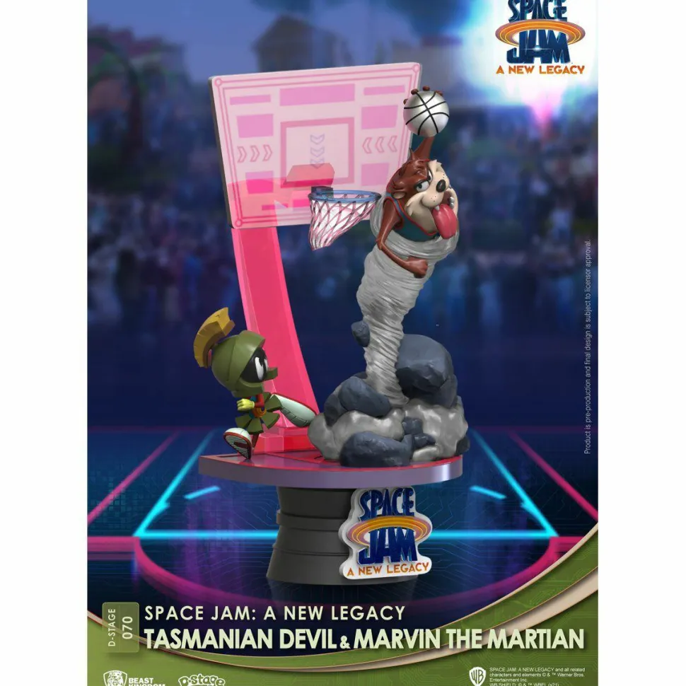 Space Jam: A New Legacy - Tasmanian Devil and Marvin the Martian D-Stage 6” Statue