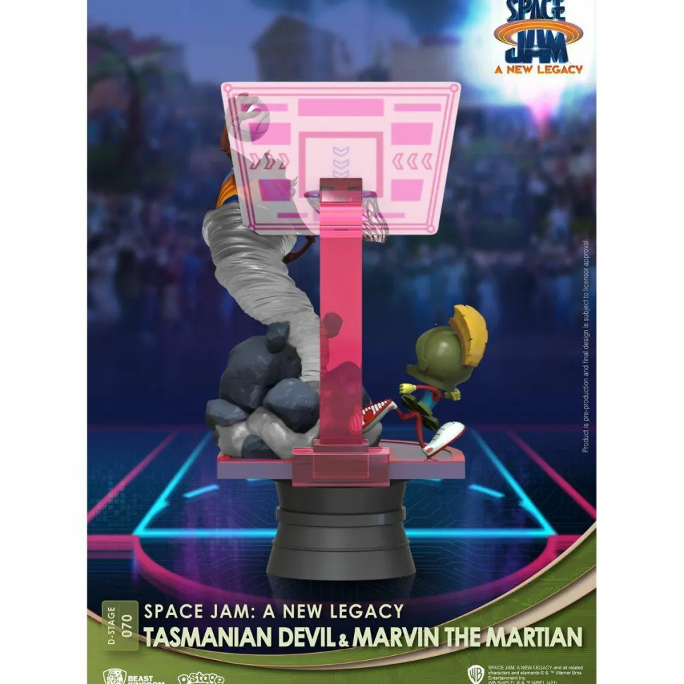 Space Jam: A New Legacy - Tasmanian Devil and Marvin the Martian D-Stage 6” Statue