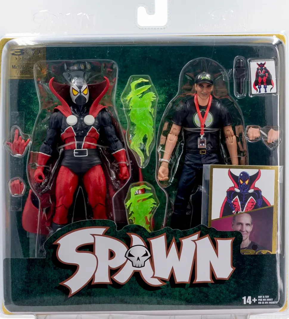 Spawn - Spawn & Todd McFarlane 30th Anniversary 7" Scale Action Figure 2-Pack