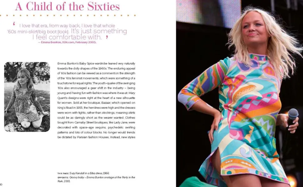 Spice Girls - Spice Girls and the Clothes They Wear Hardcover Book