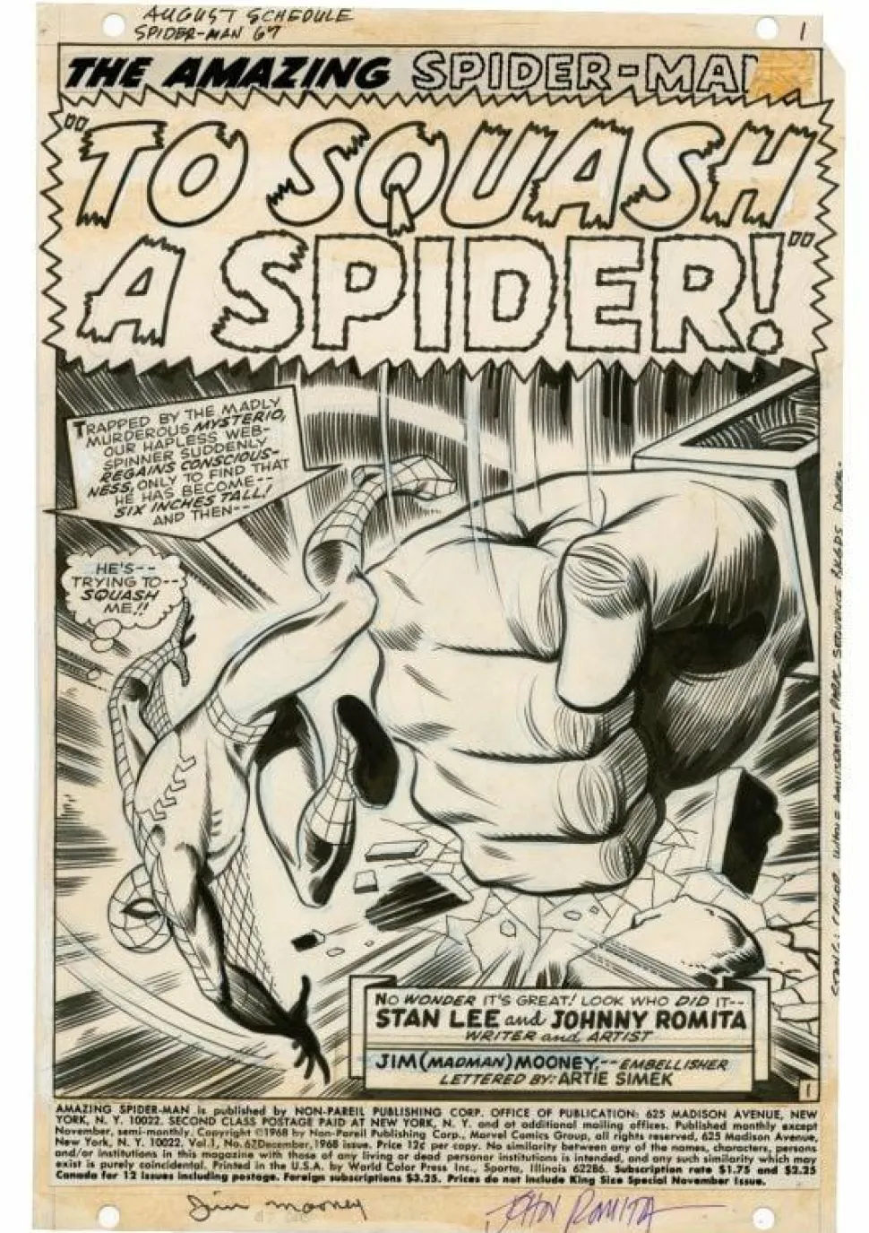 Spider-Man - John Romita's The Amazing Spider-Man Artisan Edition Paperback Book
