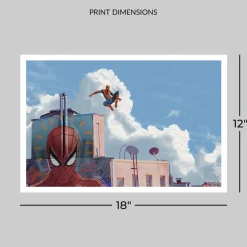 Spider-Man - Peter Parker Fine Art Print by Royalston