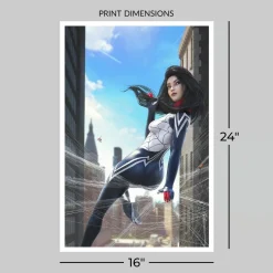 Spider-Man - Silk (Amazing Spider-Man #23 Variant Cover) Fine Art Print by Tiago da Silva