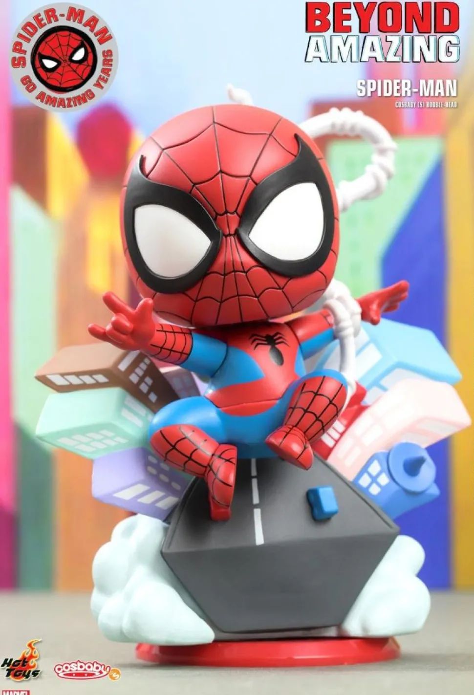 Spider-Man - Spider-Man Beyond Amazing 60th Anniversary Cosbaby (S) Hot Toys Figure