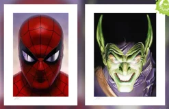 Spider-Man - Spider-Man: Portraits of Heroism & Green Goblin: Portraits of Villainy Set Fine Art Print Set by Alex Ross (Set of 2)